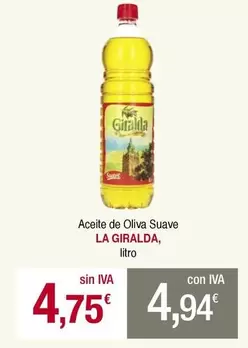 Oferta de Giralda - Aceite De Oliva Suave por 4,75€ en Masymas