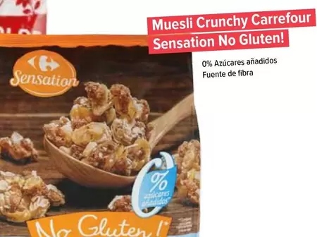 Oferta de Carrefour Sensation - Muesli Crunchy No Gluten! en Carrefour Express