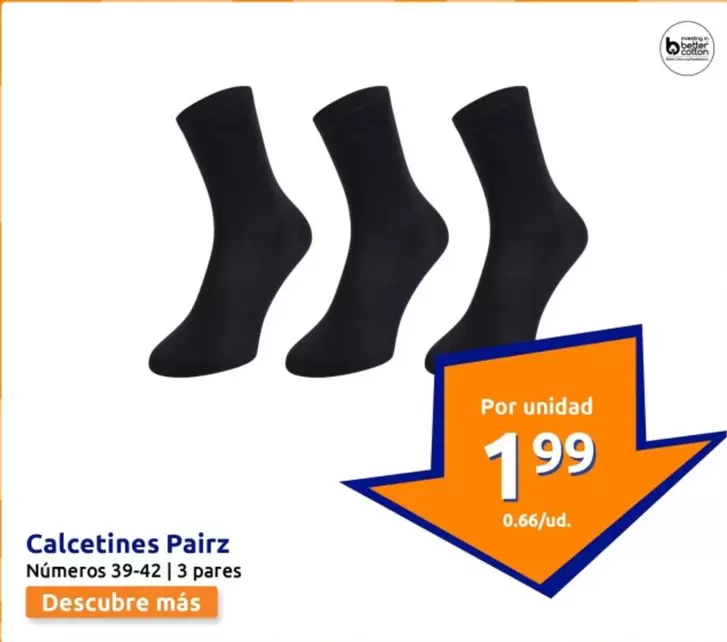 Oferta de Calcetines Pairz por 1,99€ en Action