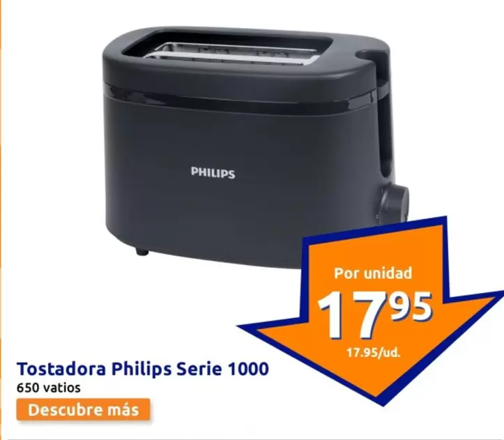 Oferta de Philips - Tostadora Serie 1000 por 17,95€ en Action