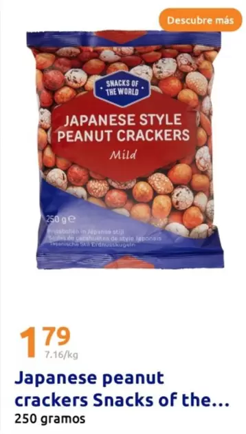 Oferta de CracKers - Japanese Peanut Crackers Snacks Of The por 1,79€ en Action