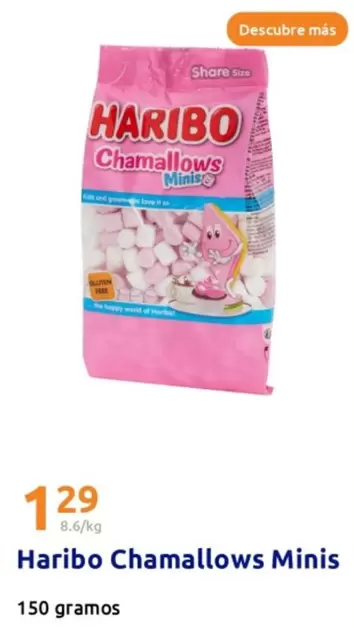 Oferta de Haribo - Chamallows Minis por 1,29€ en Action