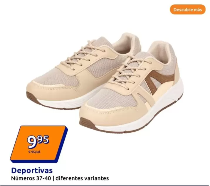 Oferta de Deportivas por 9,95€ en Action