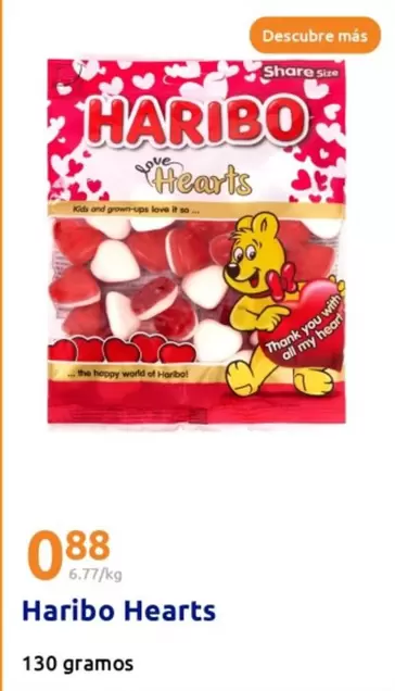 Oferta de Haribo -  Hearts por 0,88€ en Action