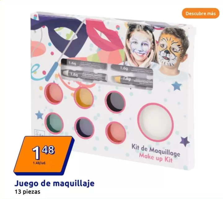 Oferta de Juego De Maquillaje por 1,48€ en Action