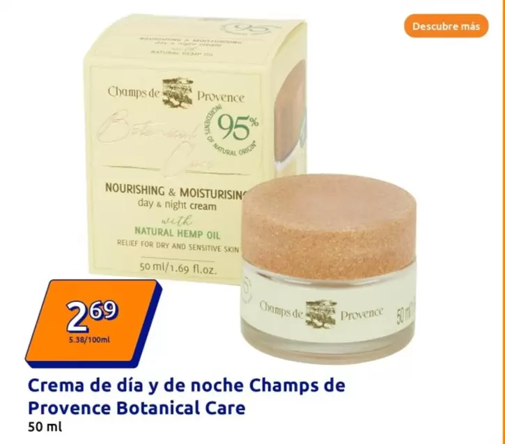 Oferta de Botanical - Crema De Dia Y De Noche Champs De Provence Care por 2,69€ en Action