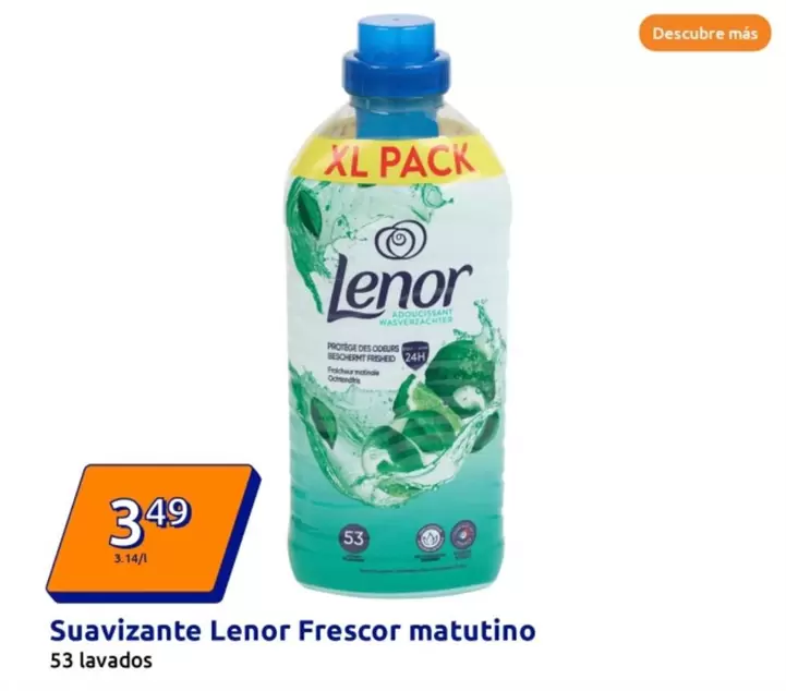 Oferta de Lenor - Suavizante Frescor Matutino por 3,49€ en Action