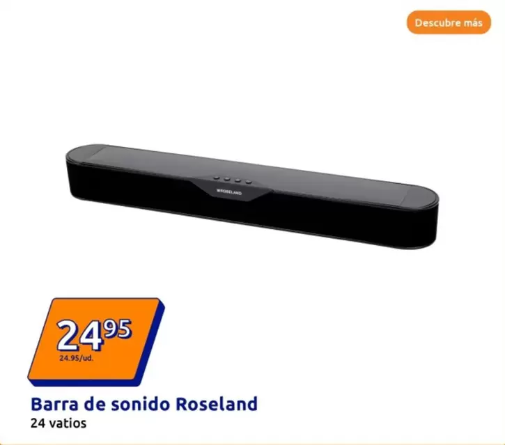 Oferta de Barra De Sonido Roseland por 24,95€ en Action