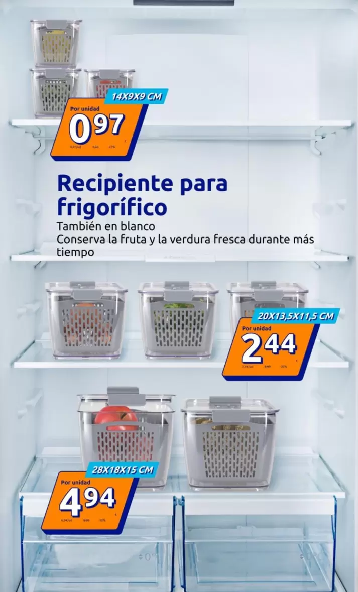 Oferta de Recipiente Para Frigorifico por 0,97€ en Action