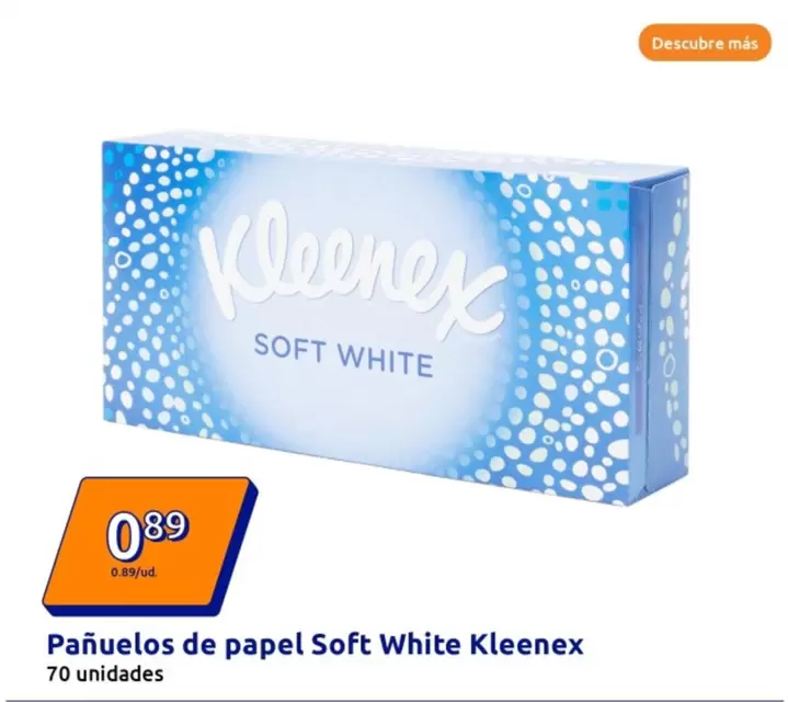 Oferta de Kleenex - Pañuelos De Papel Soft White por 0,89€ en Action