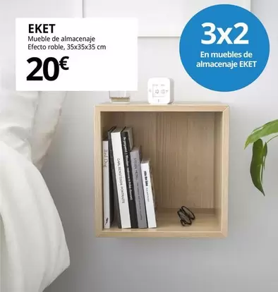 Oferta de Eket Mueble De Almacenaje Efecto Roble por 20€ en IKEA