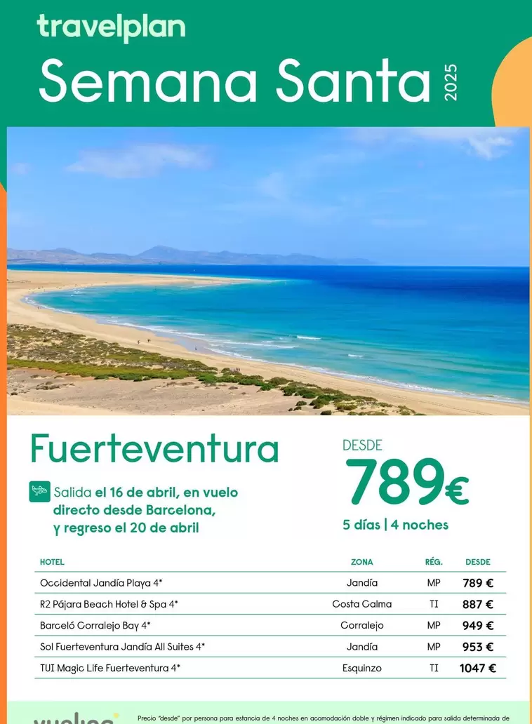 Oferta de Travelplan - Fuerteventura por 789€ en Travelplan