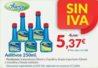 Oferta de Aurgi - Aditivos por 5,37€ en Aurgi