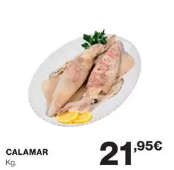 Oferta de Calamar por 21,95€ en Hipercor