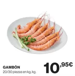 Oferta de Gambón por 10,95€ en Hipercor