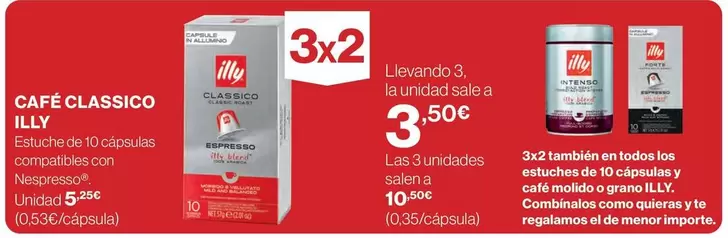 Oferta de Illy - Café Classico por 5,24€ en Hipercor