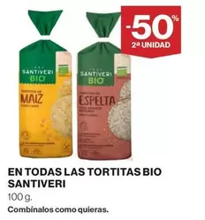 Oferta de Santiveri - En Todas Las Tortitas Bio en Hipercor