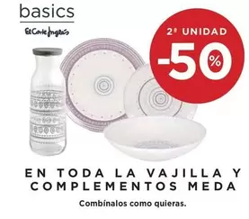 Oferta de En Toda La Vajilla Y Complementos Meda en Hipercor