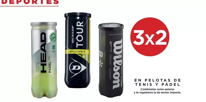 Oferta de Head - En Pelota De Tenis Y Padel en Hipercor