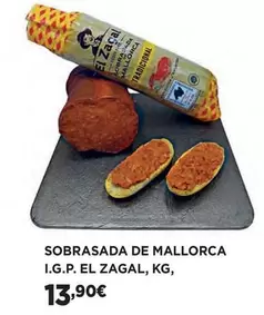 Oferta de El Zagal - Sobrasada De Mallorca I.G.P. por 13,9€ en Hipercor