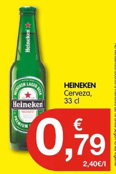 Oferta de Heineken - Cerveza por 0,79€ en CashDiplo