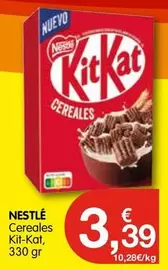 Oferta de Nestlé - Cereales Kit-kat por 3,39€ en CashDiplo