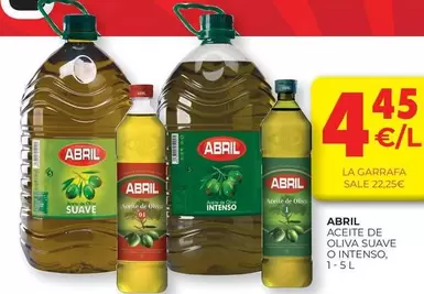 Oferta de Abril - Aceite De Oliva Suave O Intenso por 4,45€ en CashDiplo