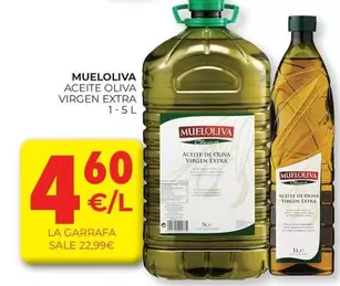 Oferta de Mueloliva - Aceite Oliva Virgen Extra por 4,6€ en CashDiplo