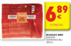 Oferta de Boadas - Jamon Serrano por 6,89€ en CashDiplo