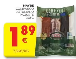 Oferta de Maybe Compango Asturiano Paquete por 1,89€ en CashDiplo