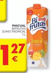 Oferta de Pascual - Bifrutas Zumo Tropical por 1,27€ en CashDiplo