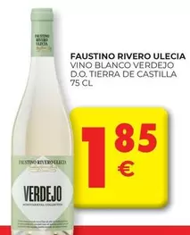 Oferta de Rivero - Vino Blanco Verdejo D.o. Tierra De Castilla por 1,85€ en CashDiplo