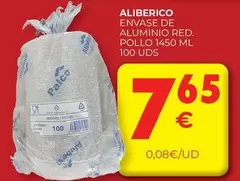 Oferta de Envase De Aluminio Red. Pollo por 7,65€ en CashDiplo