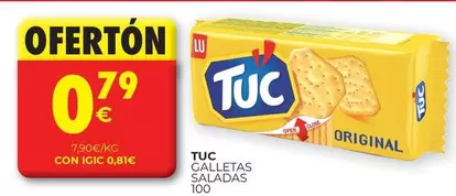 Oferta de Lu - Galletas Saladas por 0,79€ en CashDiplo