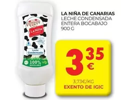 Oferta de Leche Condensada Entera Bocabajo por 3,35€ en CashDiplo