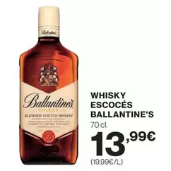 Oferta de Ballantine's - Whisky Escoces por 13,99€ en El Corte Inglés