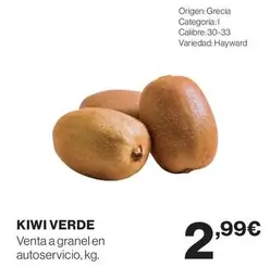 Oferta de Kiwi - Kiwi Verde por 2,99€ en El Corte Inglés