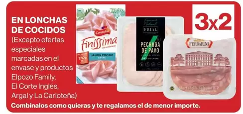 Oferta de Elpozo - En Lonchas De Cocidos en El Corte Inglés