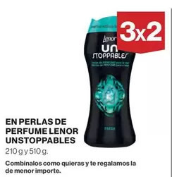 Oferta de Lenor - En Perlas De Perfume Unstoppables en El Corte Inglés