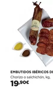 Oferta de Embutidos Ibéricos De Chorizo O Salchichón por 19,9€ en El Corte Inglés