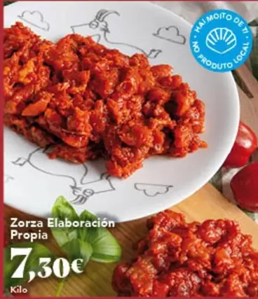 Oferta de Zorza Elaboración Propia por 7,3€ en Gadis