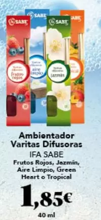 Oferta de Ifa sabe - Ambientador Varitas Difusoras por 1,85€ en Gadis