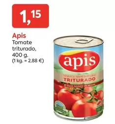 Oferta de Apis - Tomate Triturado por 1,15€ en Suma Supermercados