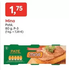 Oferta de Paté por 1,75€ en Suma Supermercados