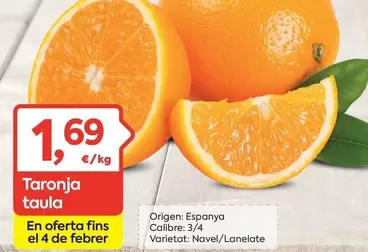 Oferta de Origen - Taronja Taula por 1,69€ en Suma Supermercados