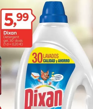 Oferta de Dixan - Detergent Gel por 5,99€ en Suma Supermercados