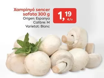 Oferta de Origen - Xampinyo Sencer Safata por 1,19€ en Suma Supermercados