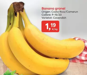 Oferta de Origen - Banana Granel por 1,19€ en Suma Supermercados