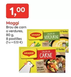 Oferta de Maggi - Brou De Carn O Verdures por 1€ en Suma Supermercados