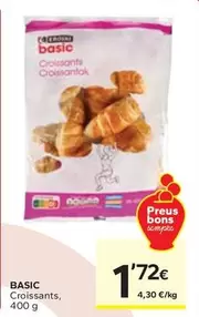 Oferta de Eroski Basic - Croissants por 1,72€ en Caprabo